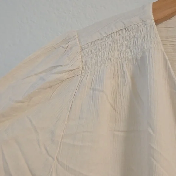 Cotton Blend Button-Up Top - Picture 5 of 6